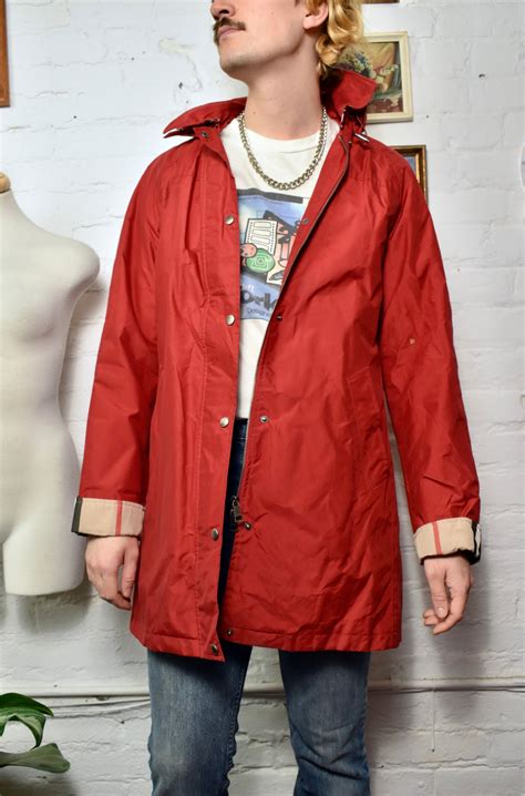 burberry brit military jacket mens|Burberry bowpark rain jacket.